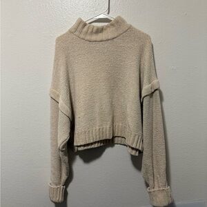 Cozy Cream Turtleneck Sweater